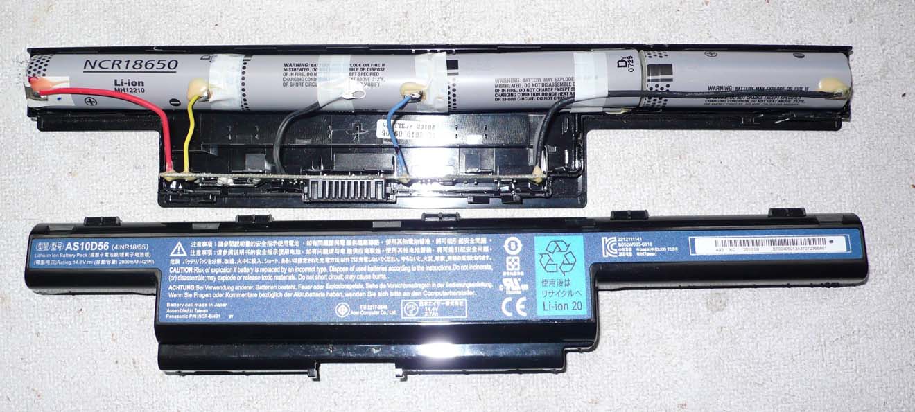 Восстановление и замена аккумуляторов (АКБ) ноутбука в Набережных Челнах