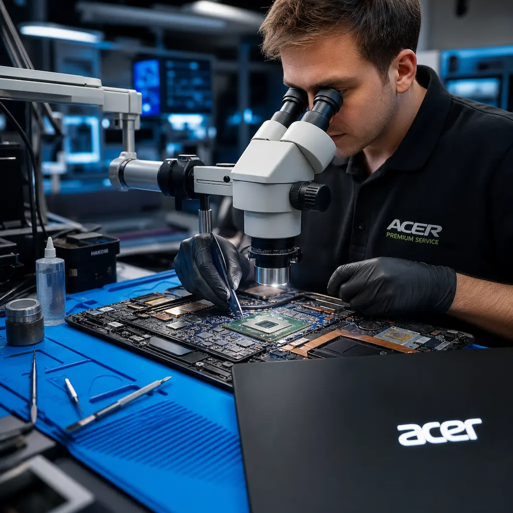 Замена видеокарты ноутбука Acer в Набережных Челнах
