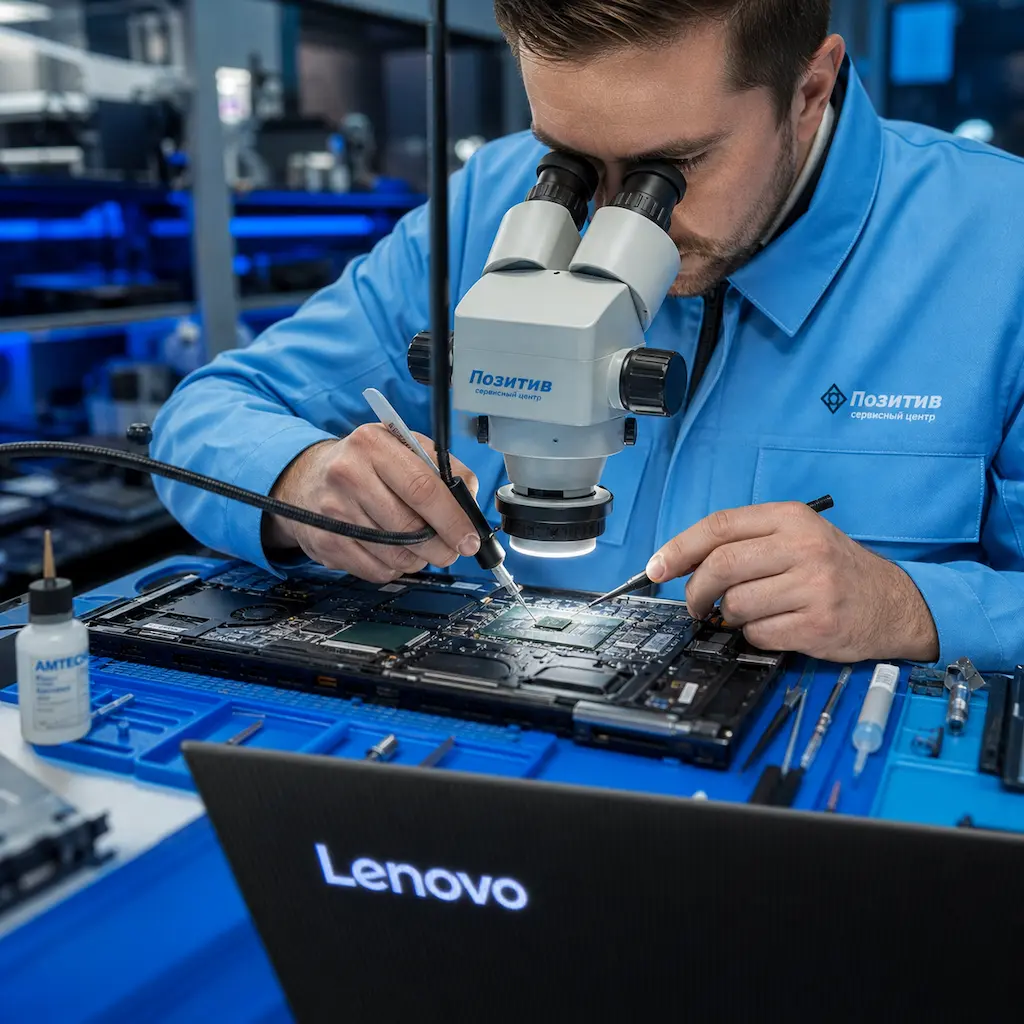 Замена видеокарты ноутбука Lenovo в Набережных Челнах
