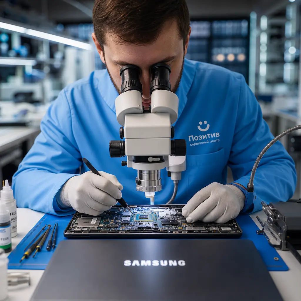 Замена видеокарты ноутбука Samsung в Набережных Челнах