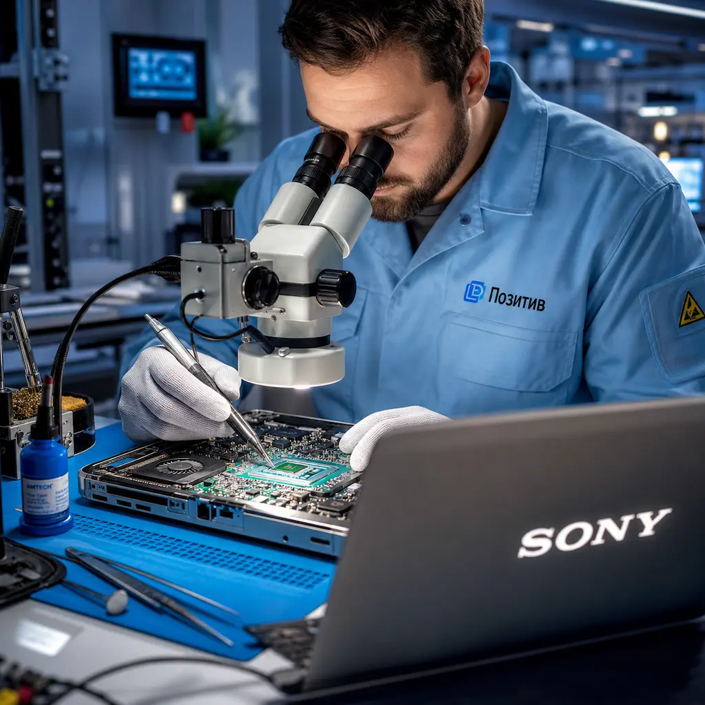 Замена видеокарты ноутбука Sony в Набережных Челнах