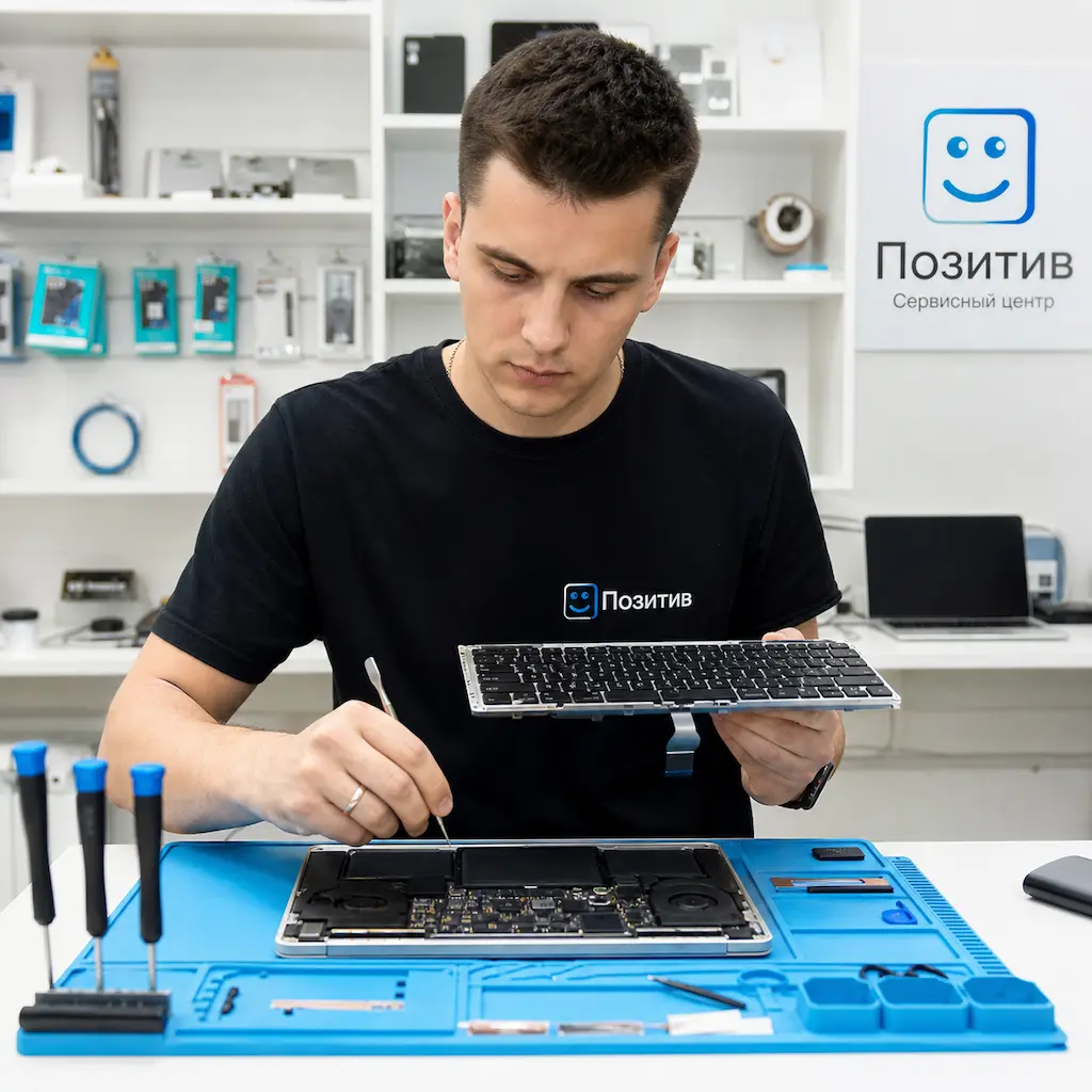 заменить клавиатуру на Apple Macbook в Набережных Челнах