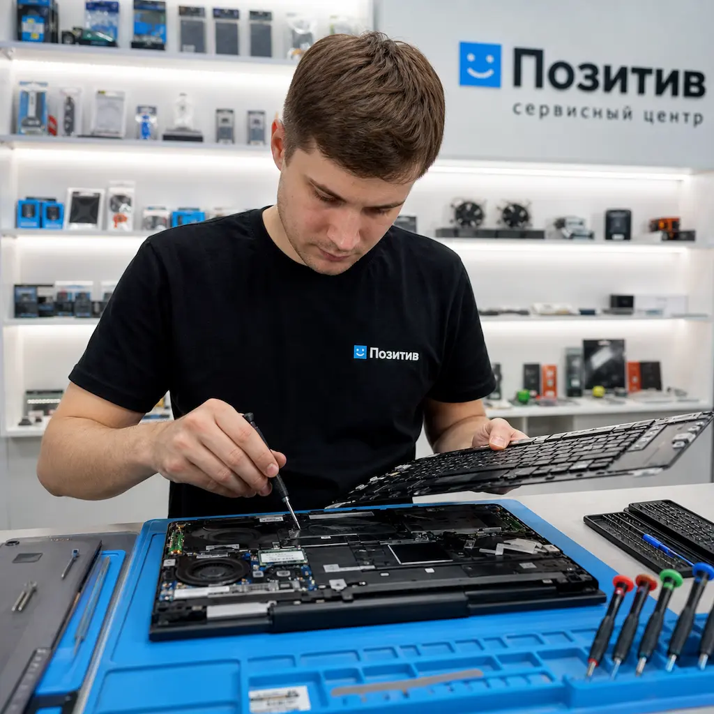 заменить клавиатуру на ноутбуке Samsung в Набережных Челнах