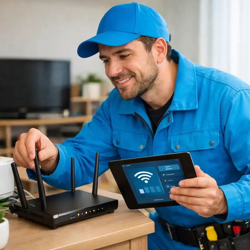 Настройка Wi-Fi для квартиры, дома и офиса в Набережных Челнах
