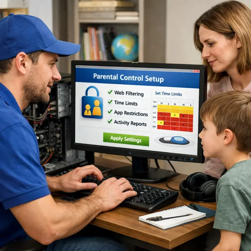 установка родительского контроля в Набережных Челнах