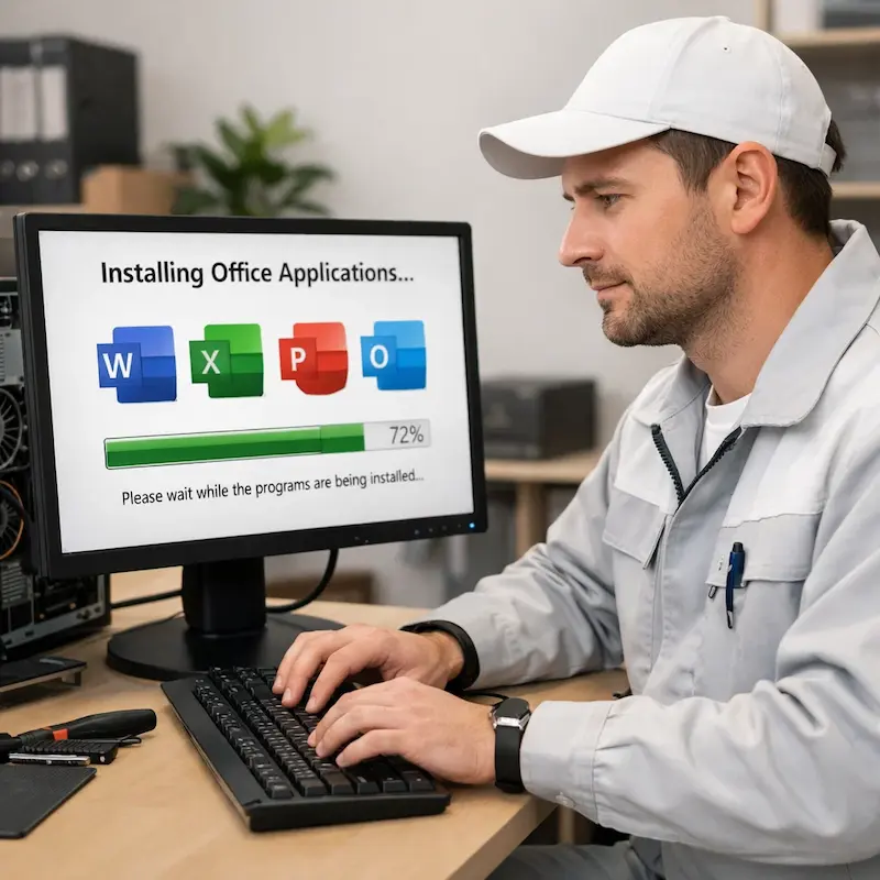 установка офисных программ на компьютер в Набережных Челнах