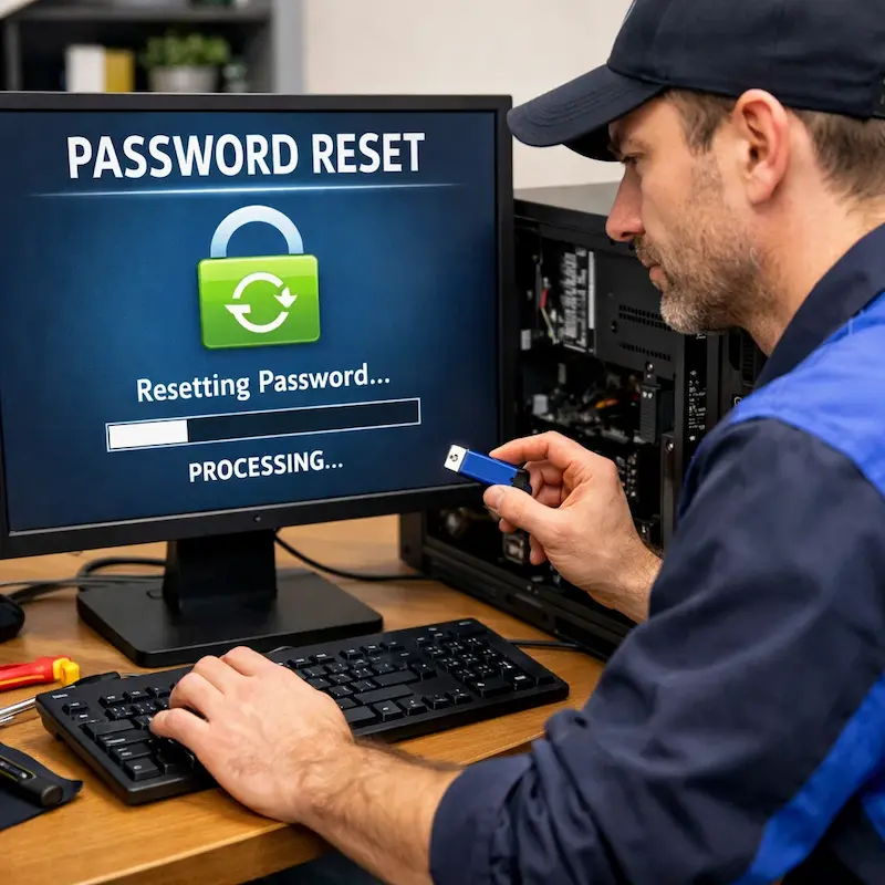 Удаление пароля на компьютере в Набережных Челнах