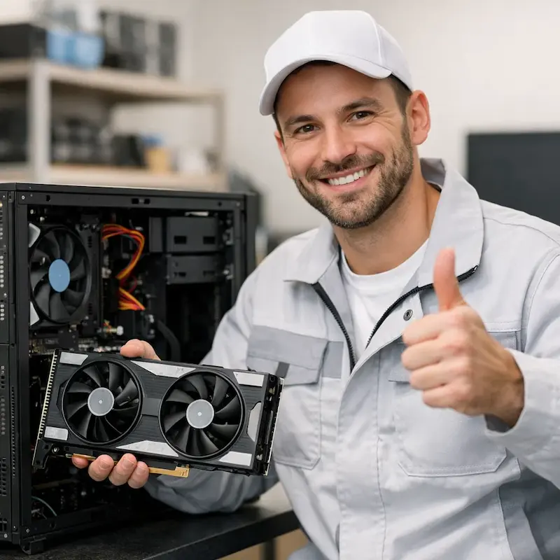 установка видеокарты на ПК в Набережных Челнах