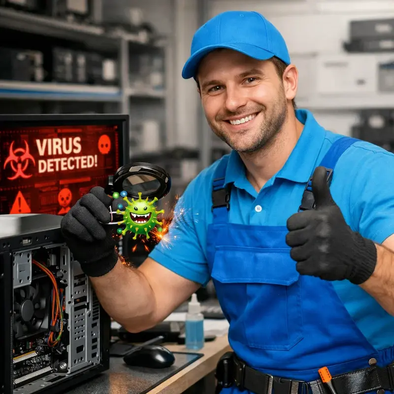 Удаление вирусов с компьютера в Набережных Челнах