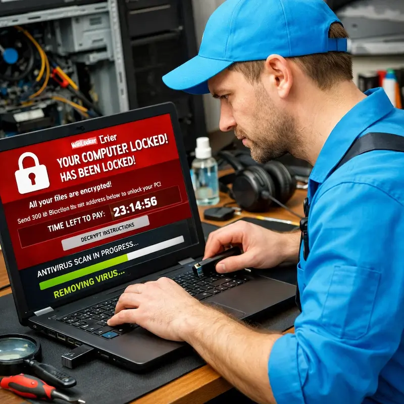 Удалить винлокер в Набережных Челнах